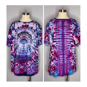 Mandala Handmade Tie-Dye with super cool Spine Pattern, Size 2XL Unisex Tshirt
